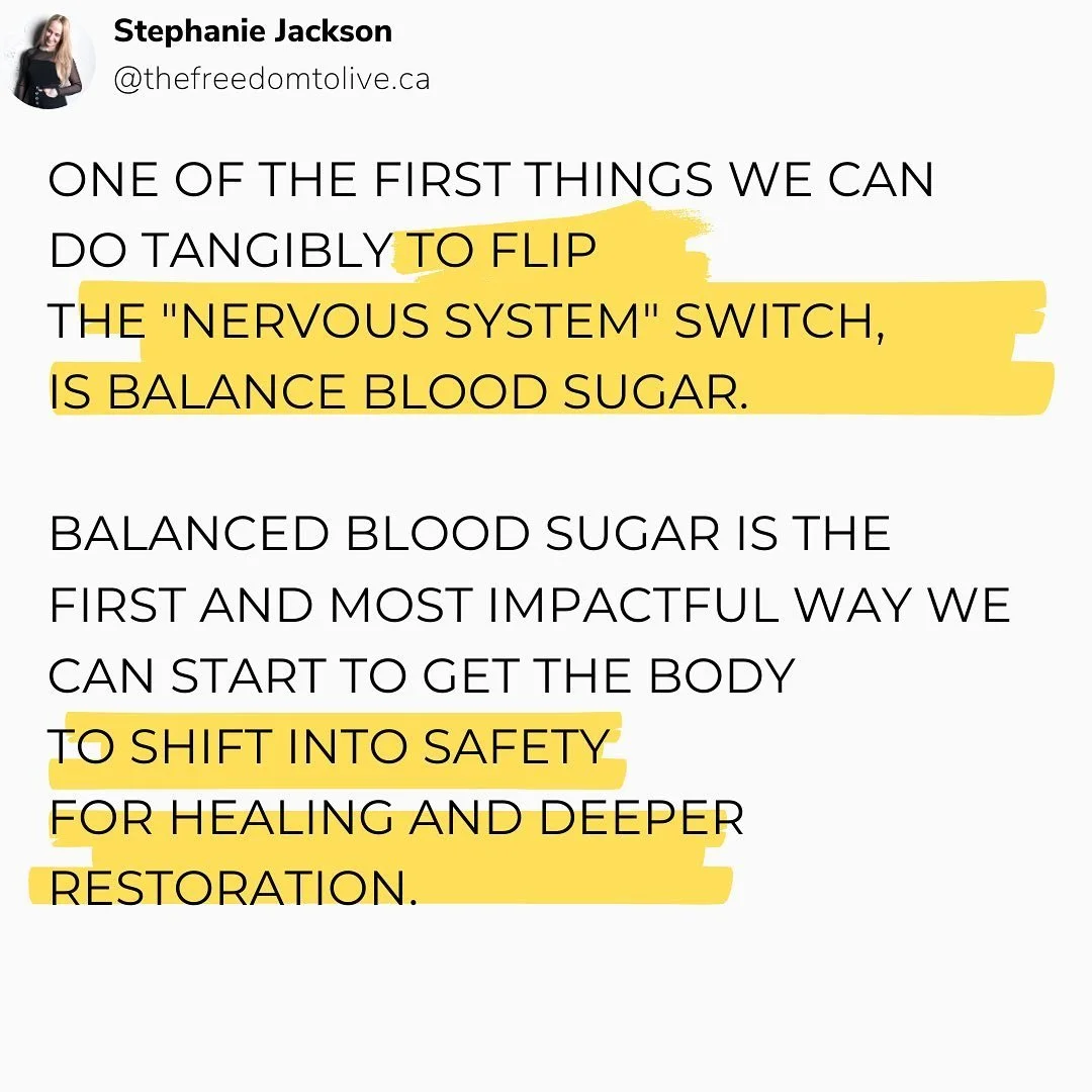 We can NOT expect HEALING when the body is in a chronic state of fight or flight. 

There are a number of physical factors (not just mental, emotional, circumstantial) that keep the body in fight or flight.

Reducing the load is a process. It takes a