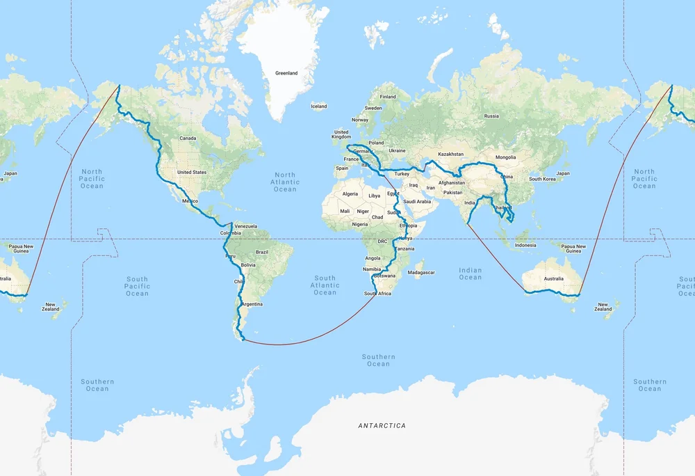 Plan My Cycle Route The Wiggly Way Home: How To Plan A Cycle Route Around The World — Pass  Hunting