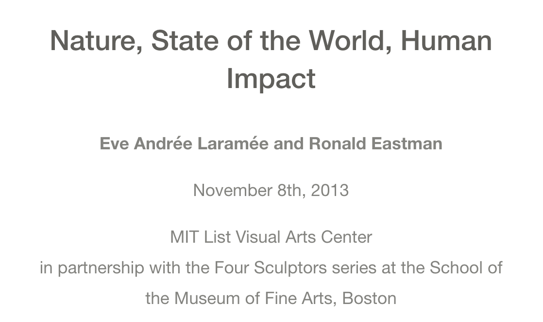 Nature, State of the World, Human Impact