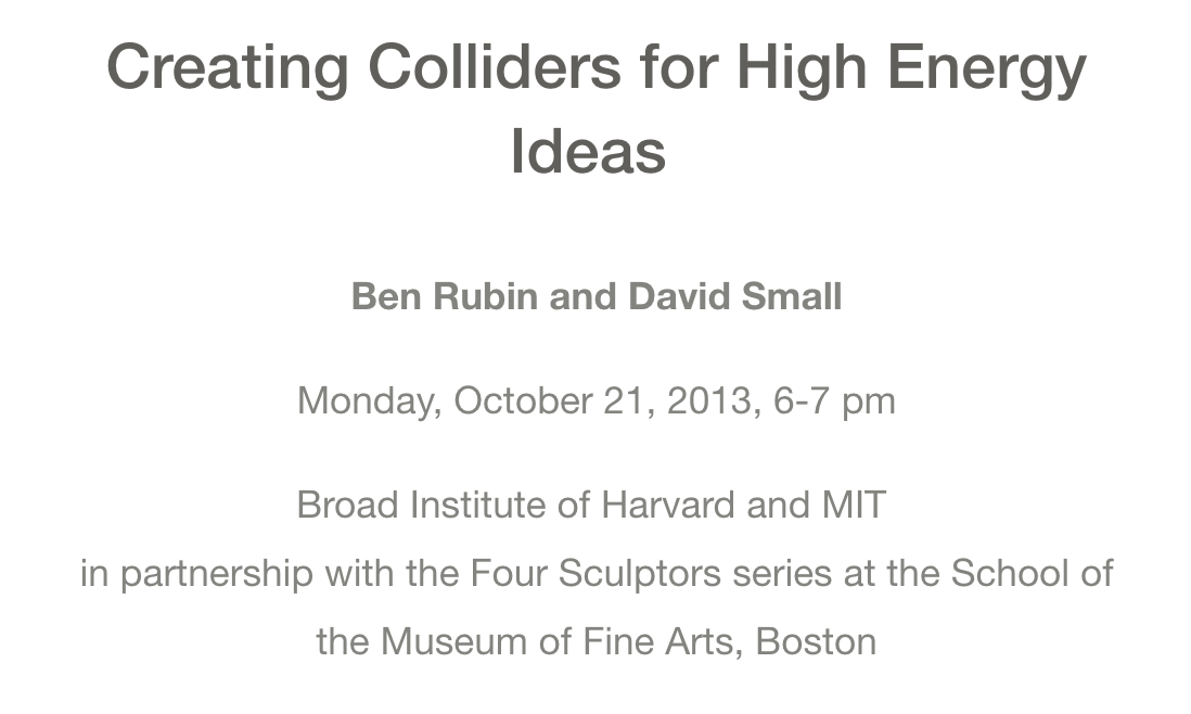 Creating Colliders for High Energy Ideas