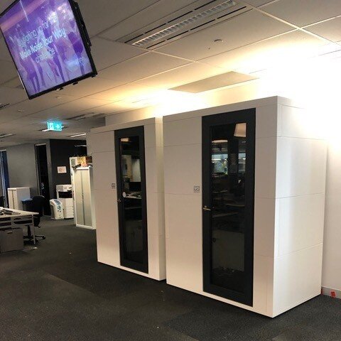 Site Shot - Studiobricks One Plus Voice Over Booths⁠
⁠
The client is a prominent broadcaster in Australia and needed a solution for quick records of news bulletins and voiceovers. Studiobricks is the ideal solution, with a professional-level, out-of-