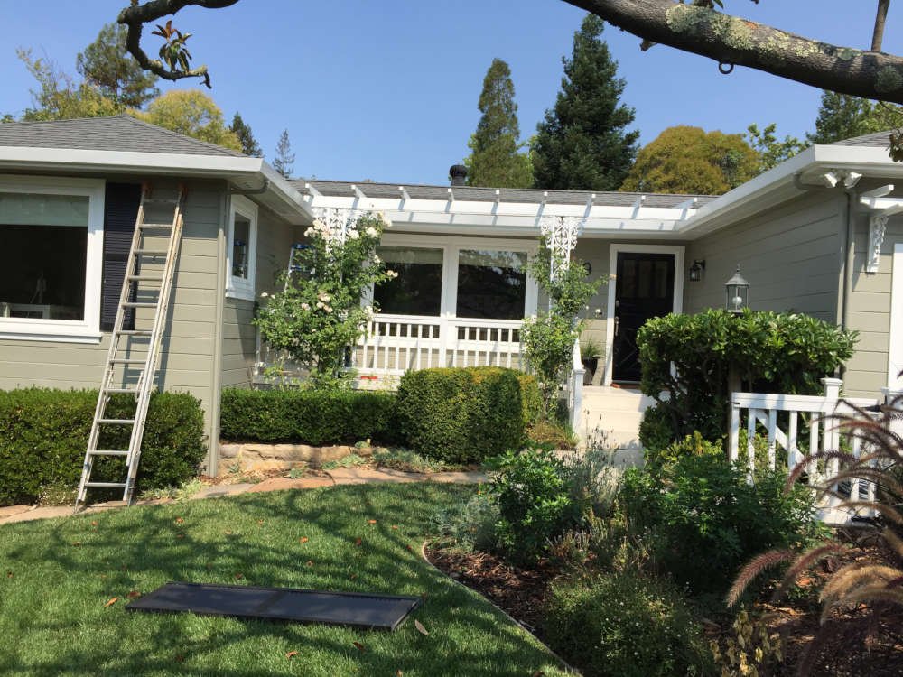 House With Ladder 