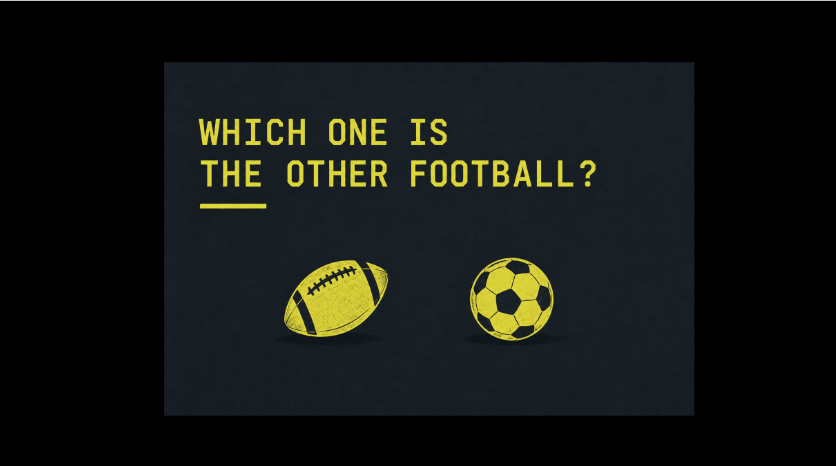 Which one is the other football?