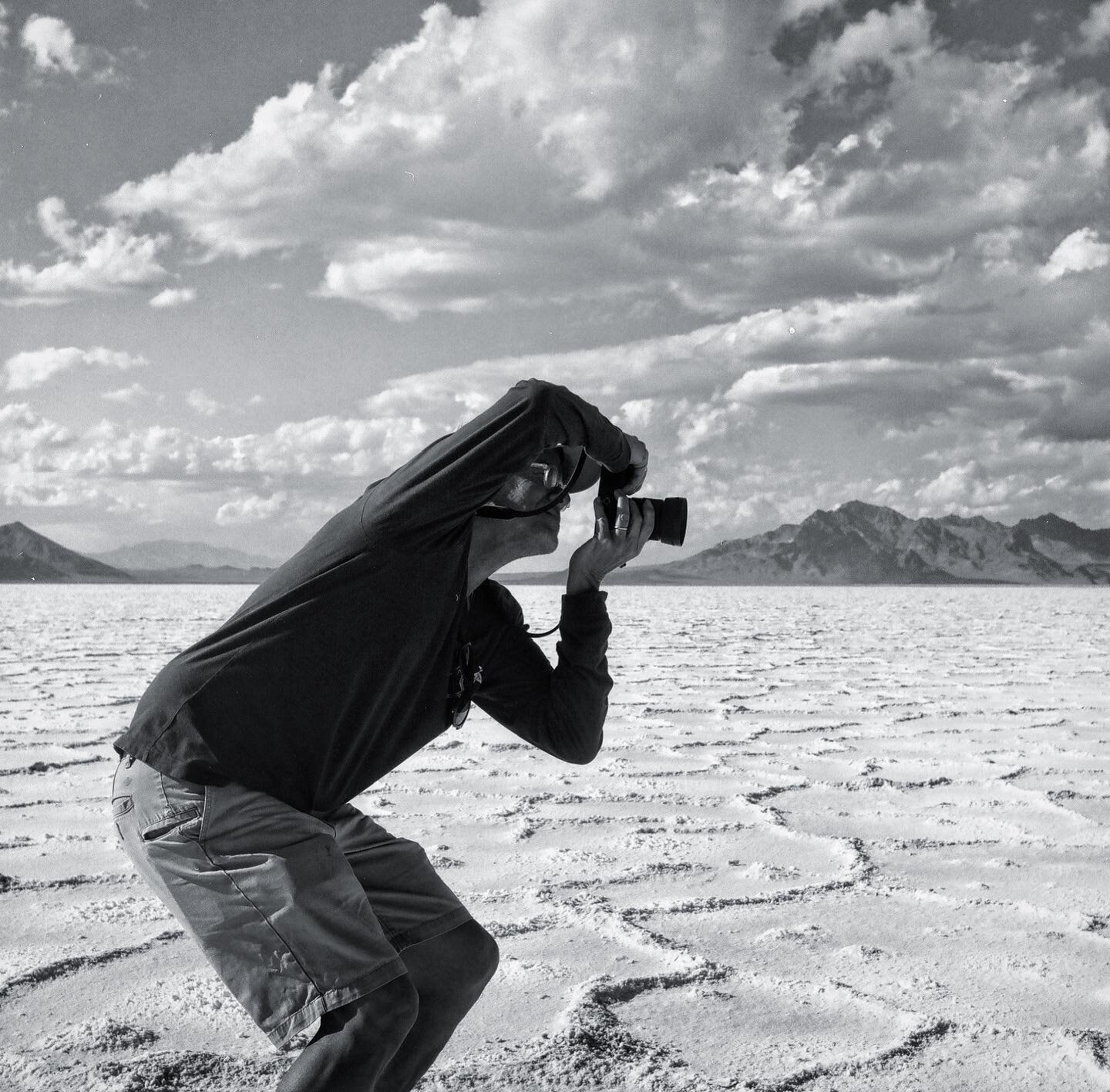 A photograph of Y. T. during a photoshoot at Bonnevill Salt Flats earlier this year, taken by the multi-talented and artistic hippy @sandstonelotus  You have such a great eye for composition , Tina!  You always seem to capture such beauty in your art
