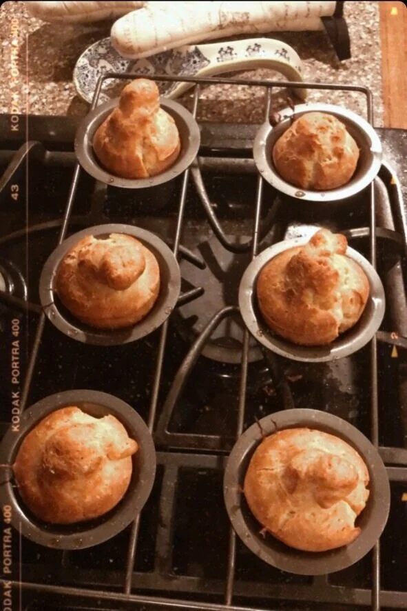Rosemary Parmesan Popovers