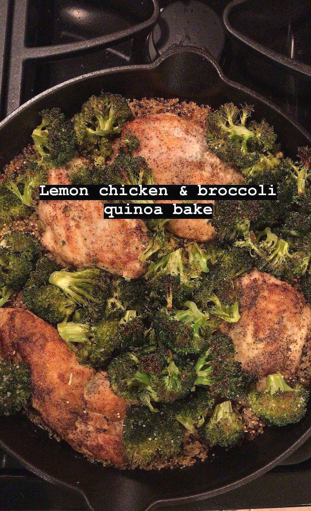 One-Pot Chicken Broccoli Quinoa Bake
