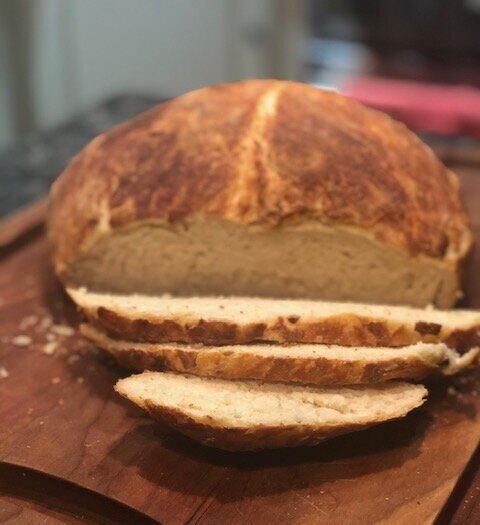 5 Ingredient Dutch Oven Sourdough Bread