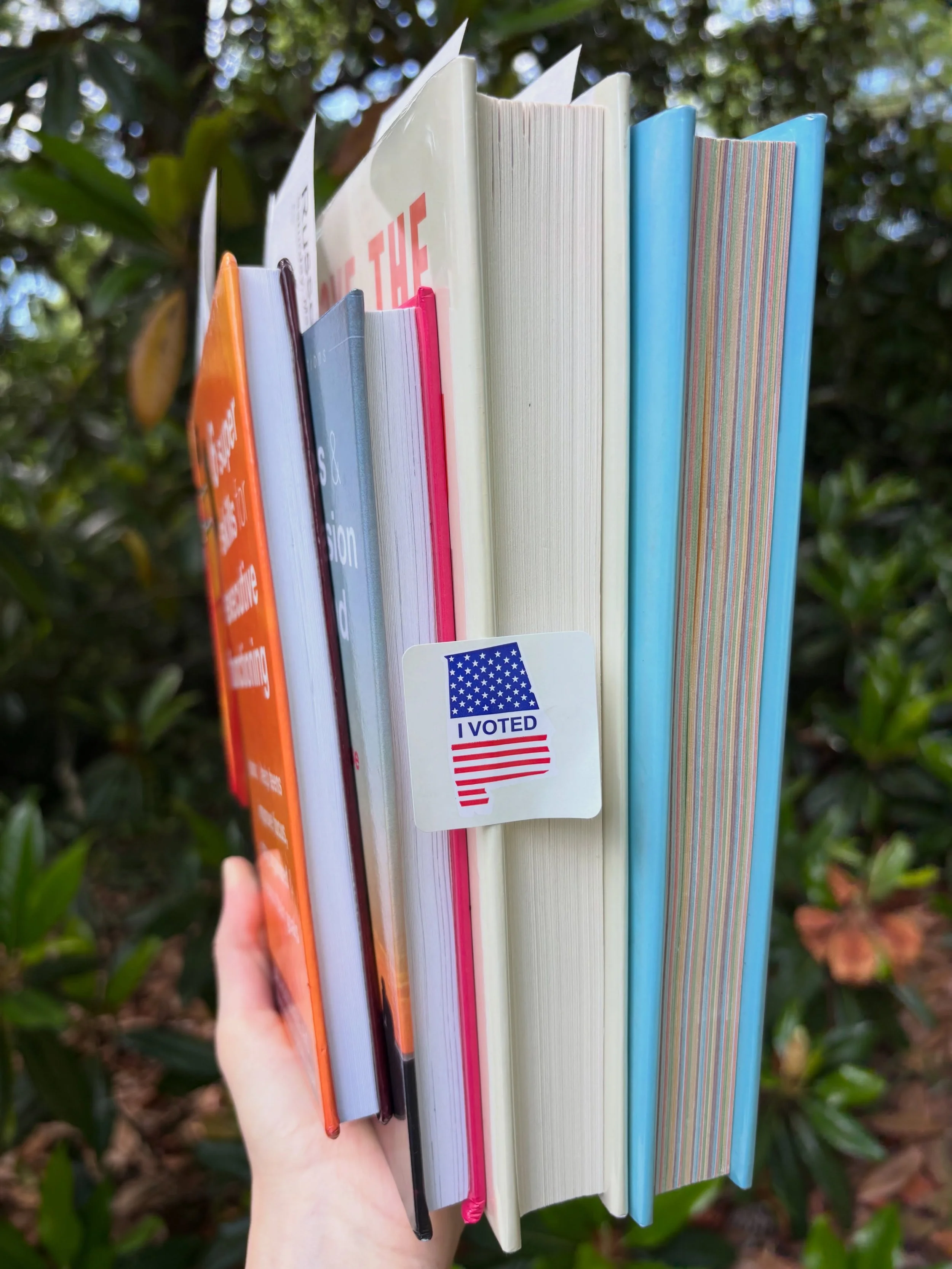Get ready to vote, Auburn! 

Put some books on hold now, and pick them up after voting on Tuesday&mdash; a little treat for being an engaged citizen.
