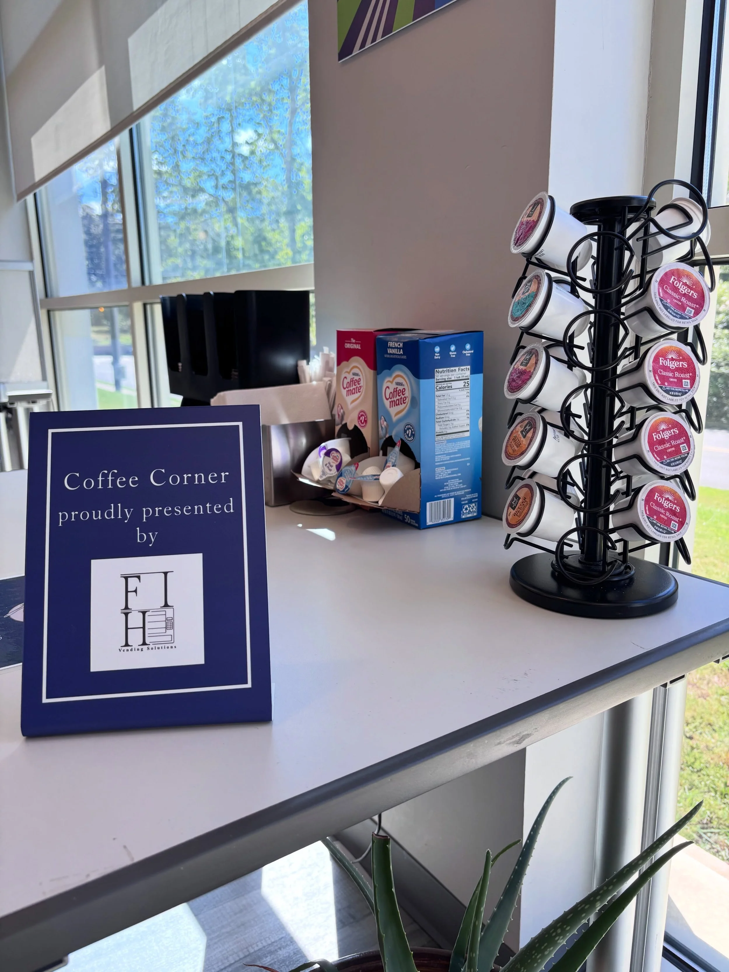 A cup of coffee is even sweeter when flavored with a splash of community support! 

Thank you to @fihvending for providing the coffee pods, creamers, and sweeteners at the Auburn Public Library Coffee Corner! Grab a cup the next time you&rsquo;re in 