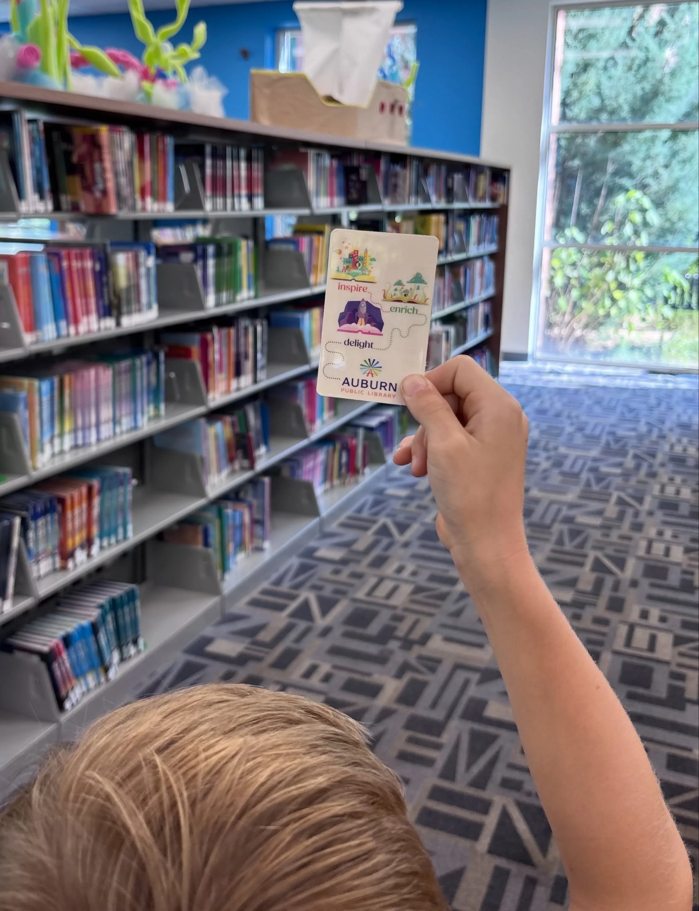 Baby got his first library card 🥹 

When did your little one get their own library card? 

Second question: Is it weird to cry? Asking for me.