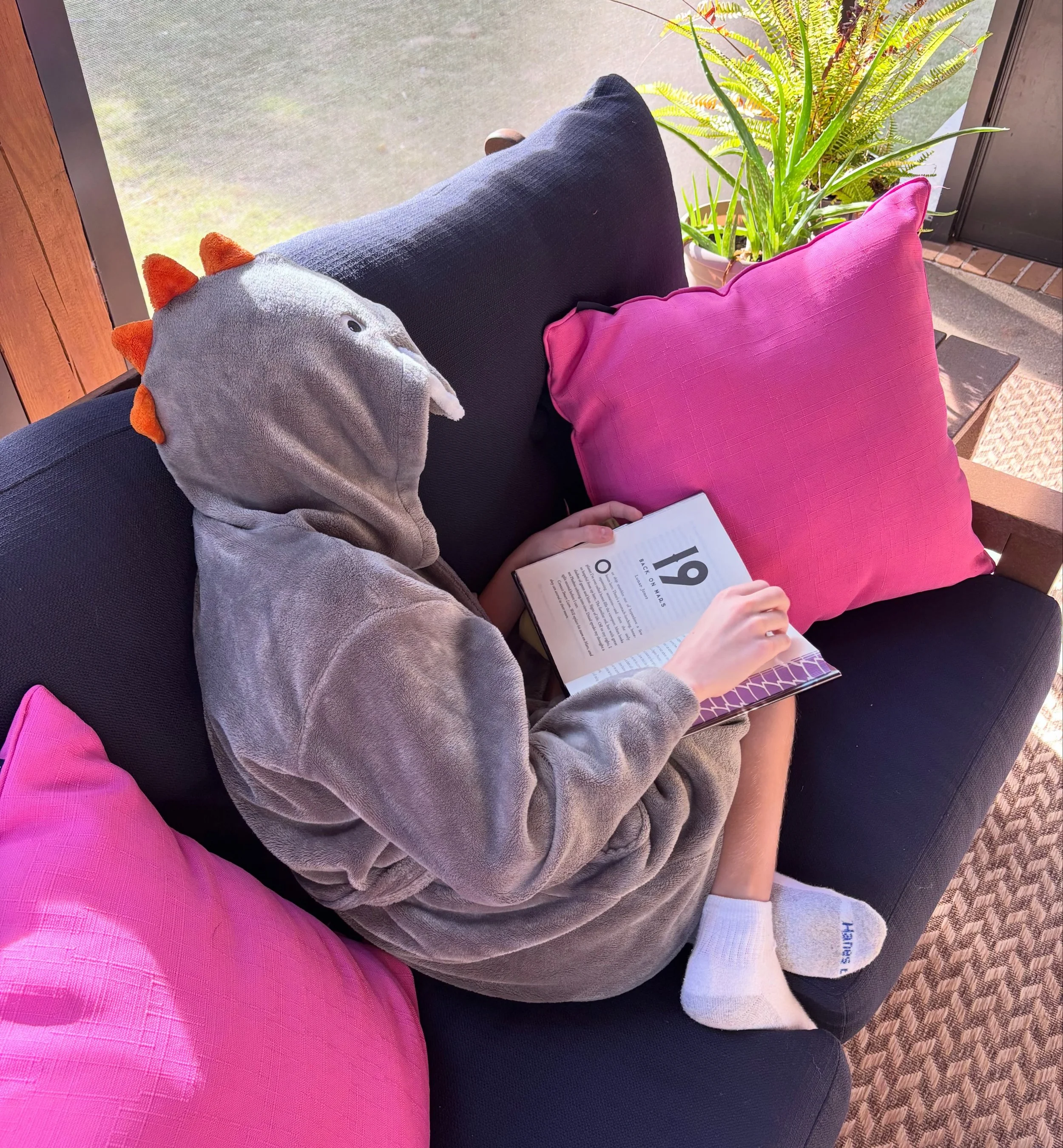 Let porch-reading-weather commence!