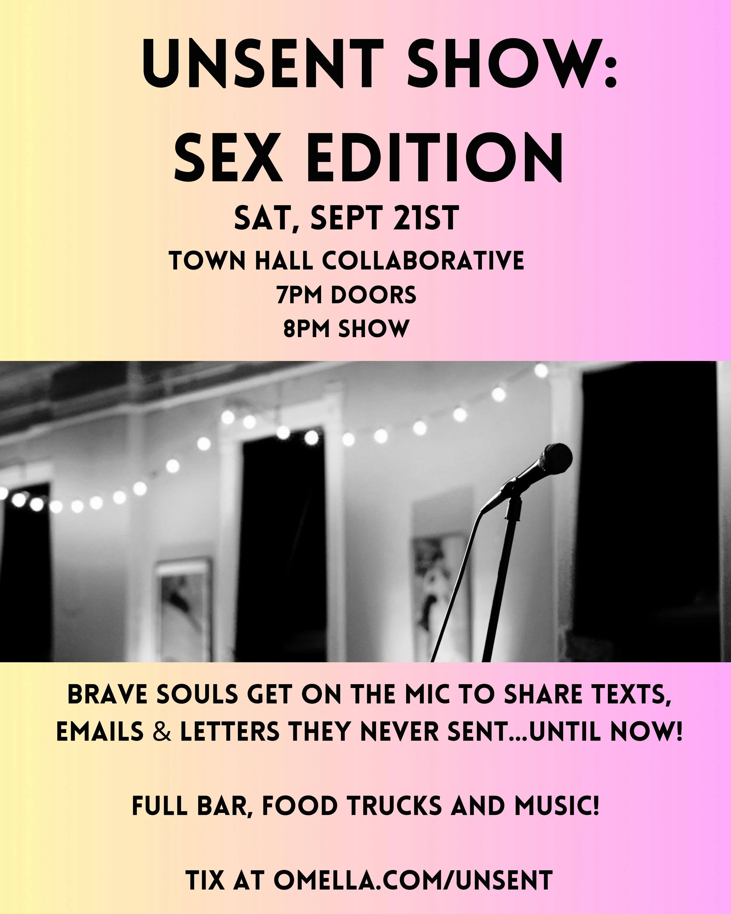 Unsent Show: Sex Edition