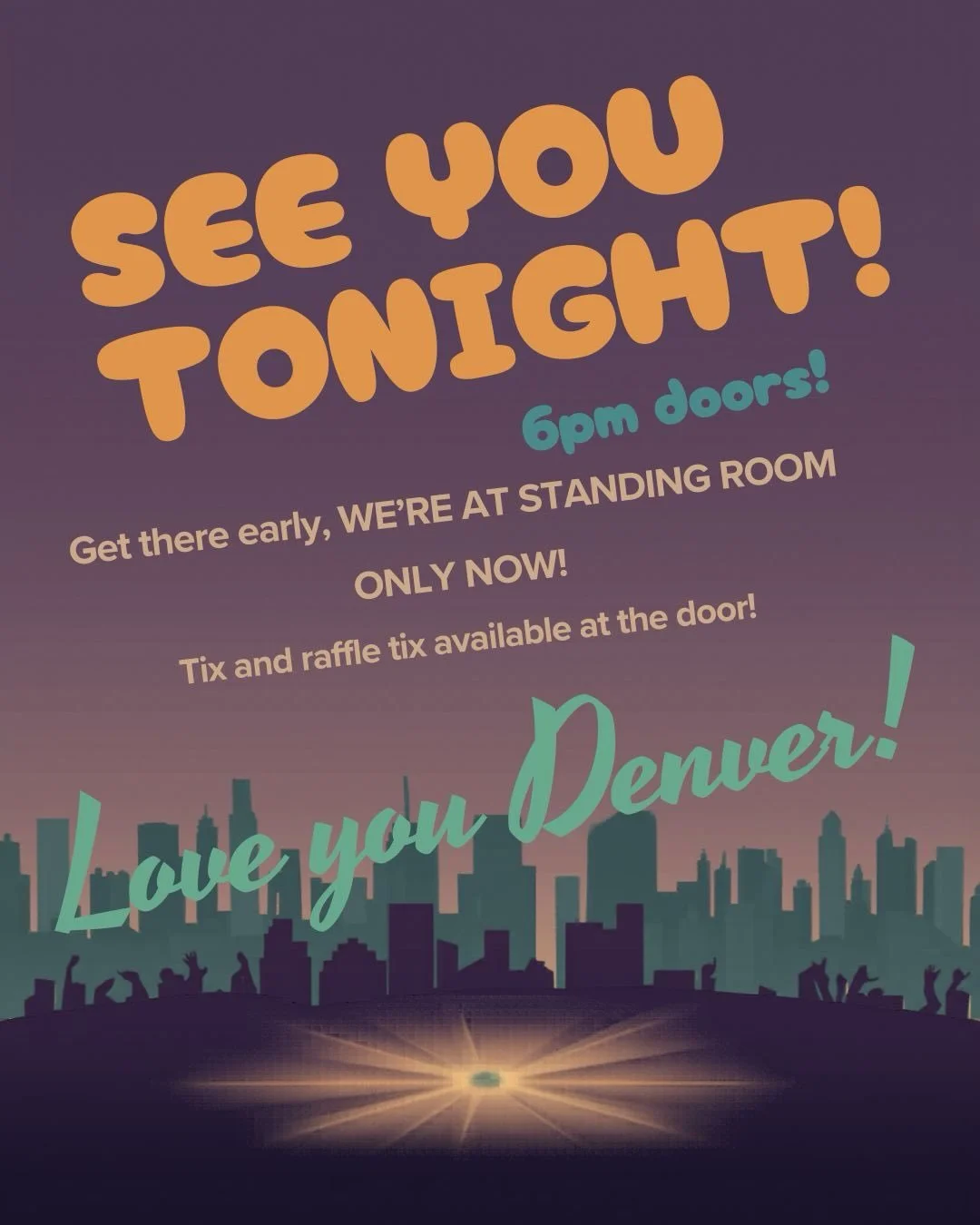 See you tonight Denver! ❤️✨🎟️🥳✈️🎶💌

Tix at door and unsentshow.com 

Come support our brave bold readers and make it a night out with stories, community, live music by @xismemusica, tacos by @tacontento_y_mas , raffle prizes and a full bar! 

Spe