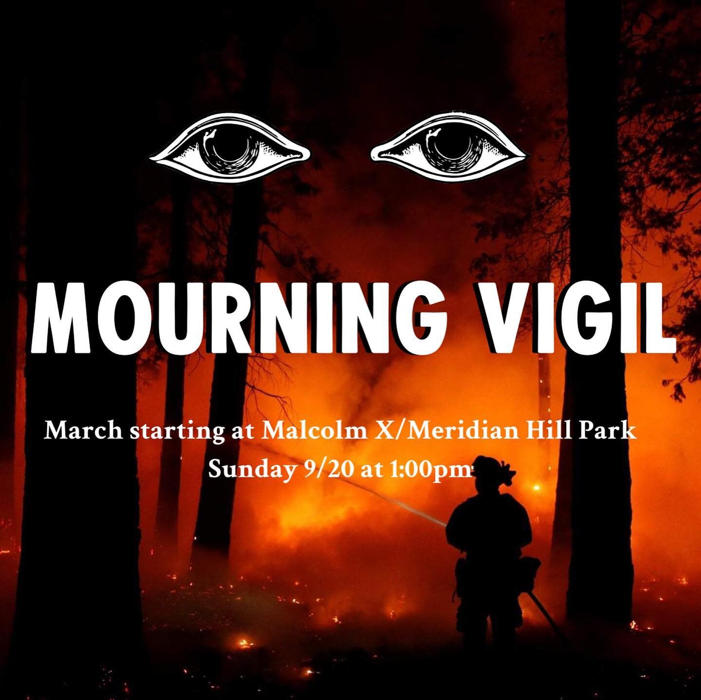 As fires ravage the west and smoke chokes the skies from Michigan to Hawaii, we extend an invitation to gather in grief and mourn the lives lost to the climate crisis and all that will be lost without immediate, urgent action. 

🌳Join us this Sunday