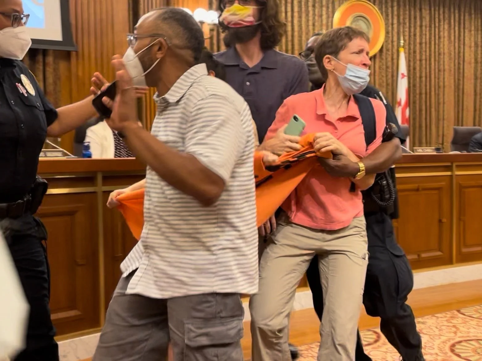Extinction Rebellion disrupts DC Council vote on climate bills