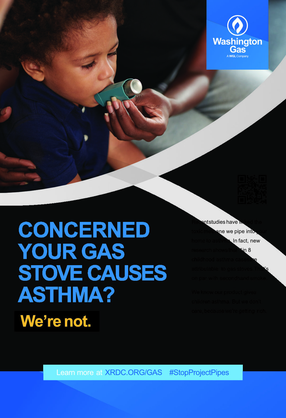 "Concerned your gas stove causes asthma?"