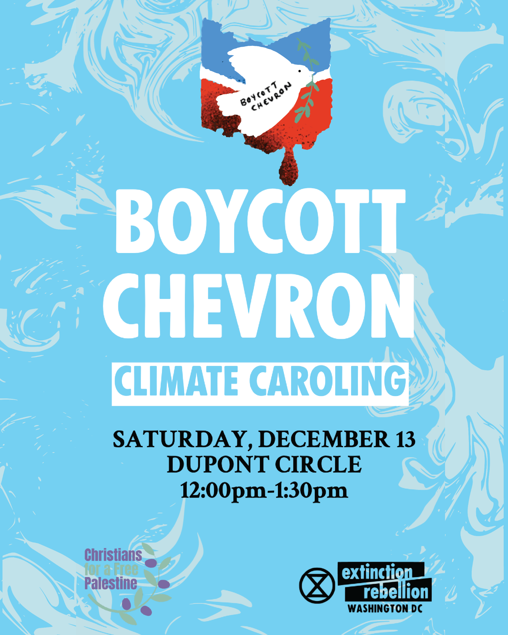Boycott Chevron Climate Caroling 