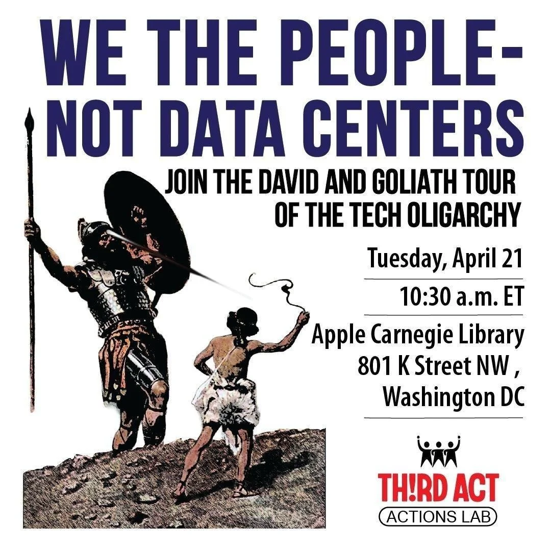 WE THE PEOPLE - NOT DATA CENTERS