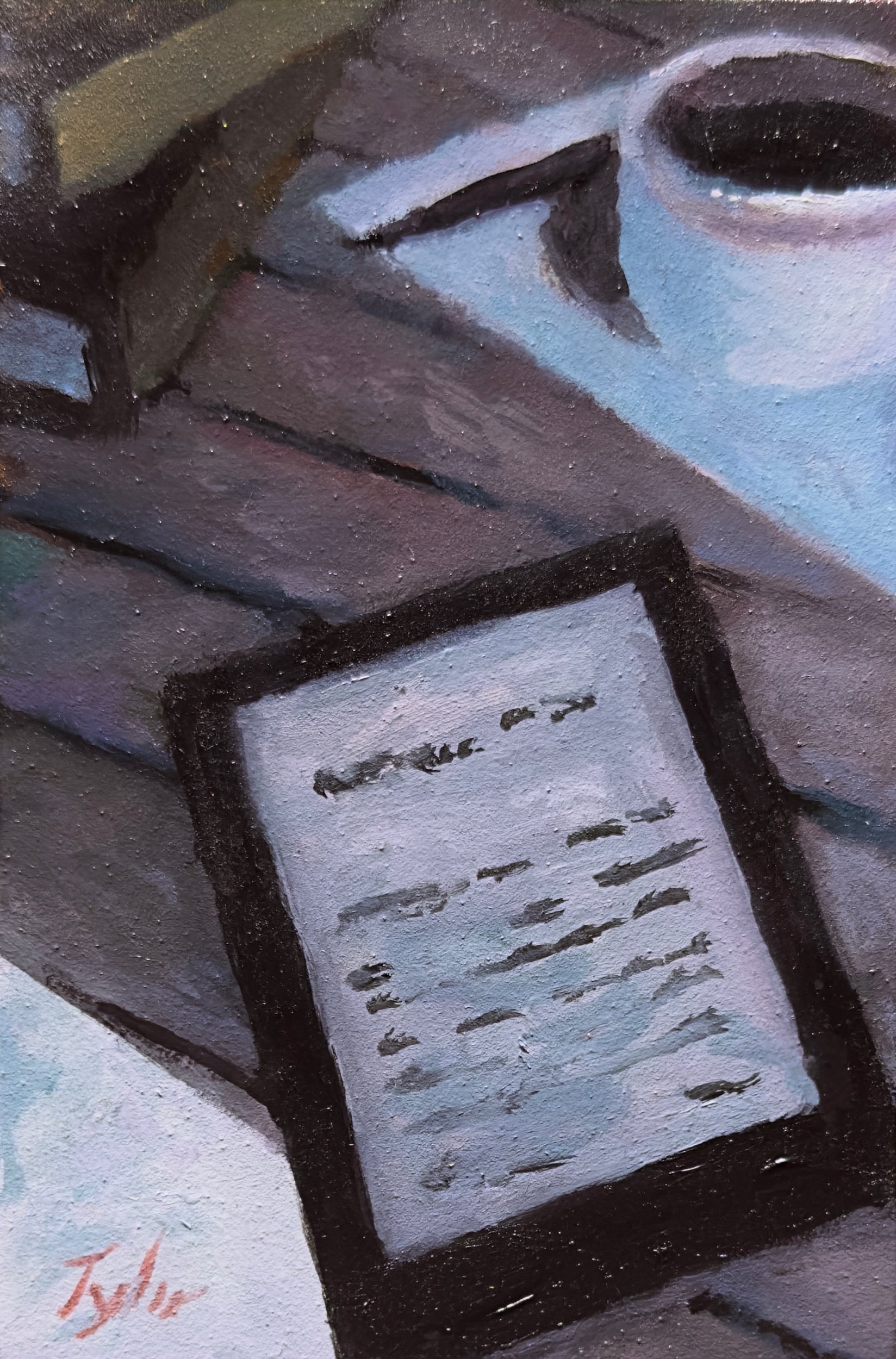  “Kelley’s Kindle”    oil on panel    4” x 6”    private collection 