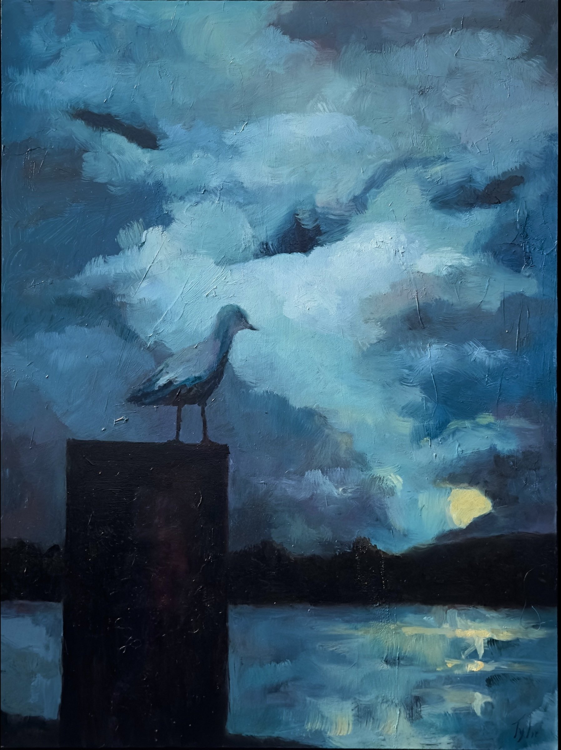  “Night Watch”  oil on panel  18” x 24”  $2200 