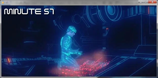 In this minute, we see the last of dear, sweet Ram as he naturally de-rezzes in the cockpit of the recognizer and Tron continues jogging through the grid. Joining the podcast for this minute as guest co-host is the amazing Tierney Steele. Tronologic…
