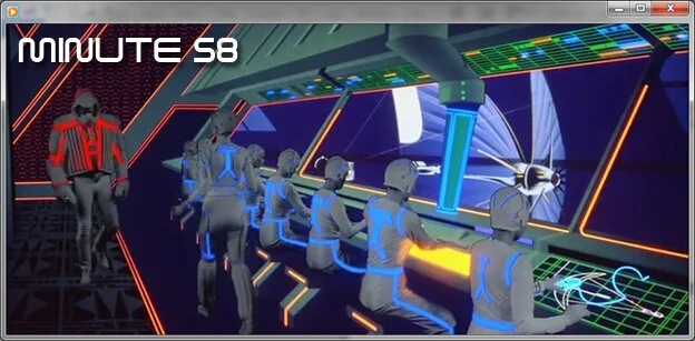 In this minute, Tron looks into the distance, we see Flynn trying to pilot the recognizer, we see the Solar Sailer rez up, and we get our first glimpse of Yori. Joining the podcast for this minute as guest co-host is the amazing Erick Jack Nash. Als…