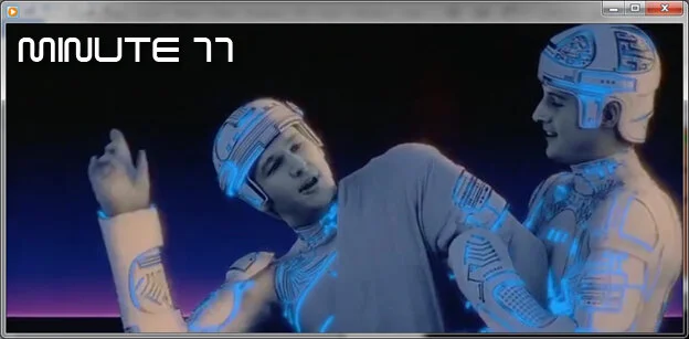 In this minute, Flynn comically survives his daring user stunt and passes out, the solar sailer goes through a trippy tunnel, and Flynn wakes up. Joining the podcast for this minute as guest co-host is the amazing Kial Natale. Also available on Appl…