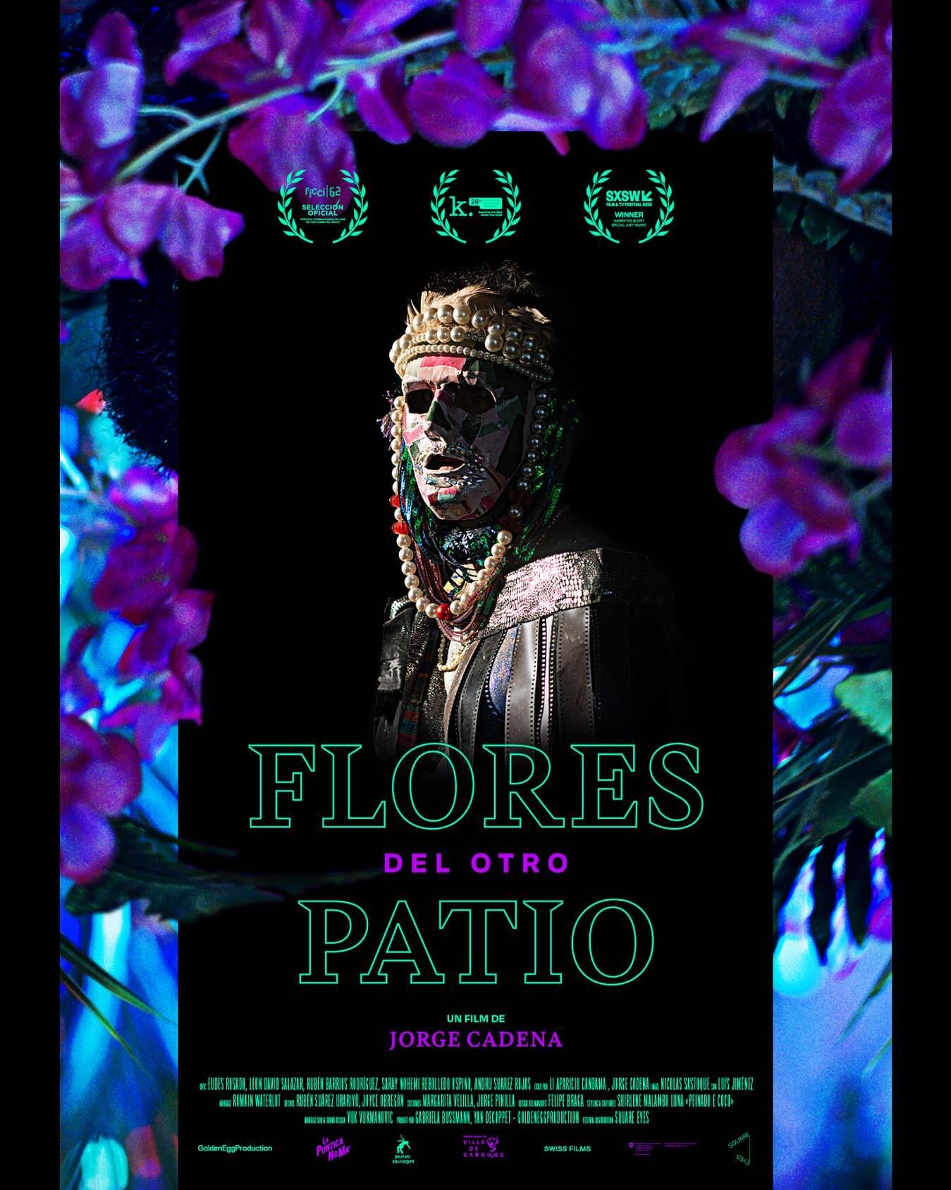 Film poster design for @floresdelotropatio 

@sxsw 2x23

Directed by @jorgecadenac 
Produced by @goldenegg_production  @yandecop 

#sxsw #sxsw2023 #filmposter #filmposterdesign #posterdesign #posterdesigncommunity #movieposter #movieposterdesign