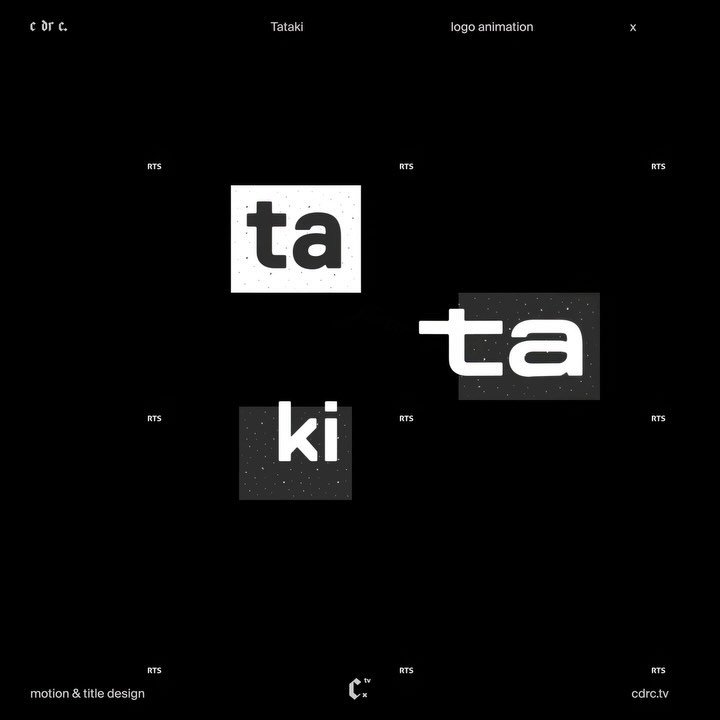 Logo animation for @ta_ta_ki with the @23bis_ team several moons ago.&nbsp;

Tataki is the top social media channel for youth information content in French-speaking Switzerland by @radiotelevisionsuisse 

※ 1 &mdash; Logo animation.
※ 2 &mdash; Conce