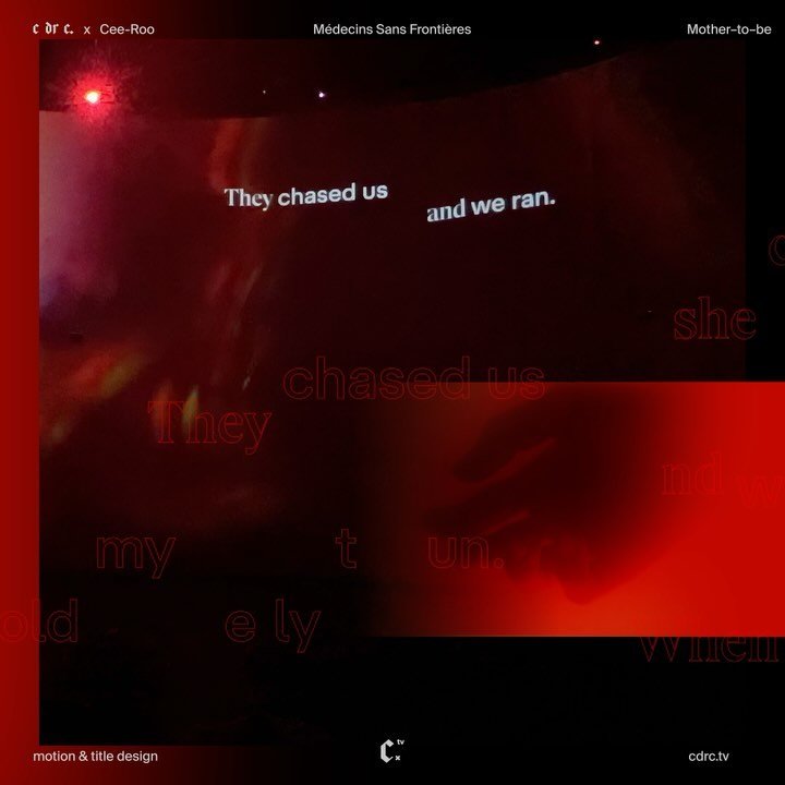 Kinetic type immersive experience showcasing the most intense chapter of the panoramic film Mother-to-Be by @cee_roo x @msf_fr   This segment highlights the harrowing stories of women who faced life-threatening challenges during childbirth. 

For thi