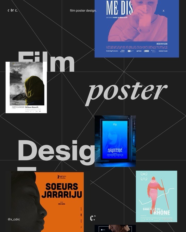 ※ Some film poster design.  ˣ 1. Film poster dump ˣ 2. @floresdelotropatio 𝒅𝒊𝒓. 𝒃𝒚 @jorgecadenac ˣ 3. @assacrificadas_shortfilm 𝒅𝒊𝒓. 𝒃𝒚 @aurelieoliveirapernet
ˣ 4. Supreme 𝒅𝒊𝒓. 𝒃𝒚 @youssef0youssef
ˣ 5. Je Fais O&ugrave; Tu Me Dis 𝒅𝒊?