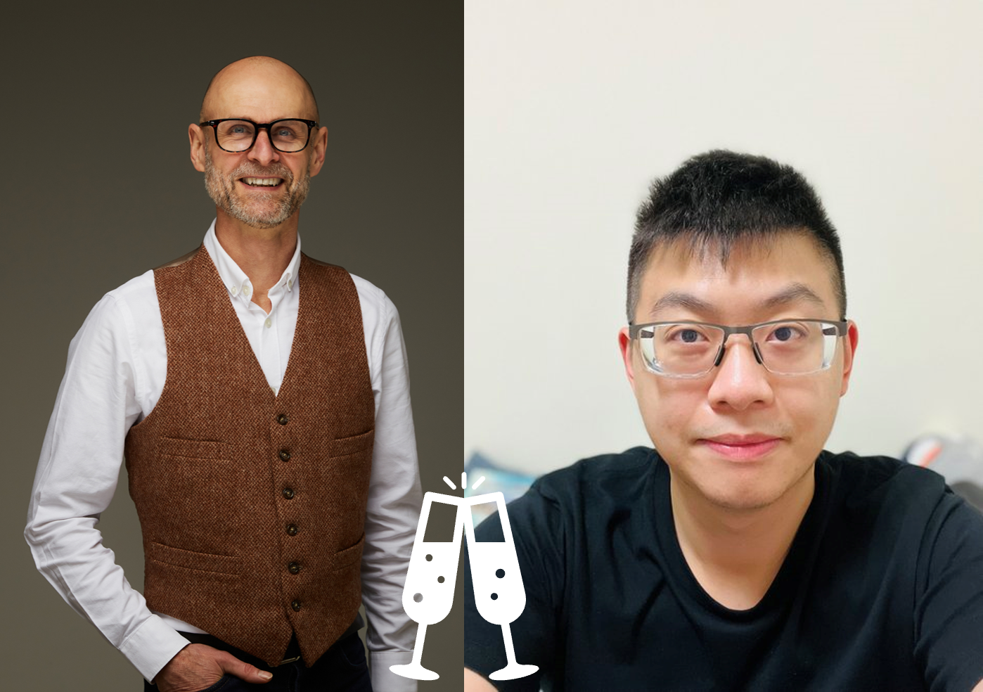 Zhilin and Paul pass end-of-first-year vivas! 