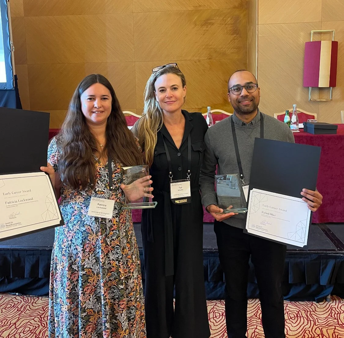 Patricia Lockwood awarded SNE Early Career Award!