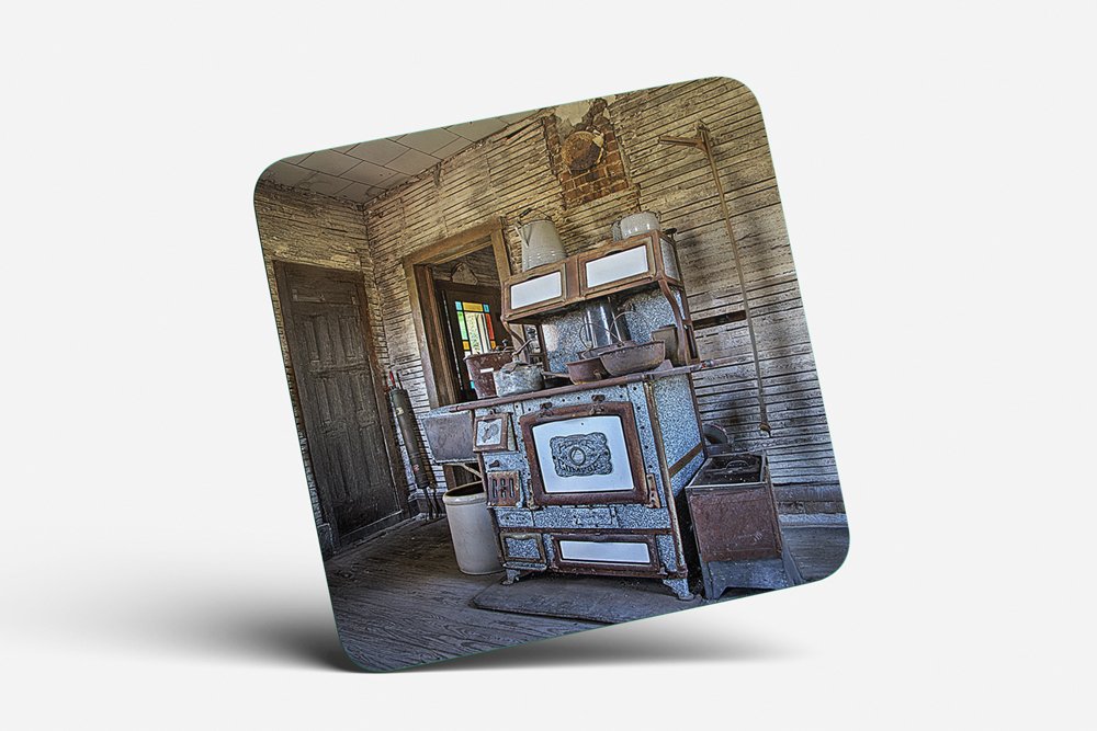 Old Stove Coaster