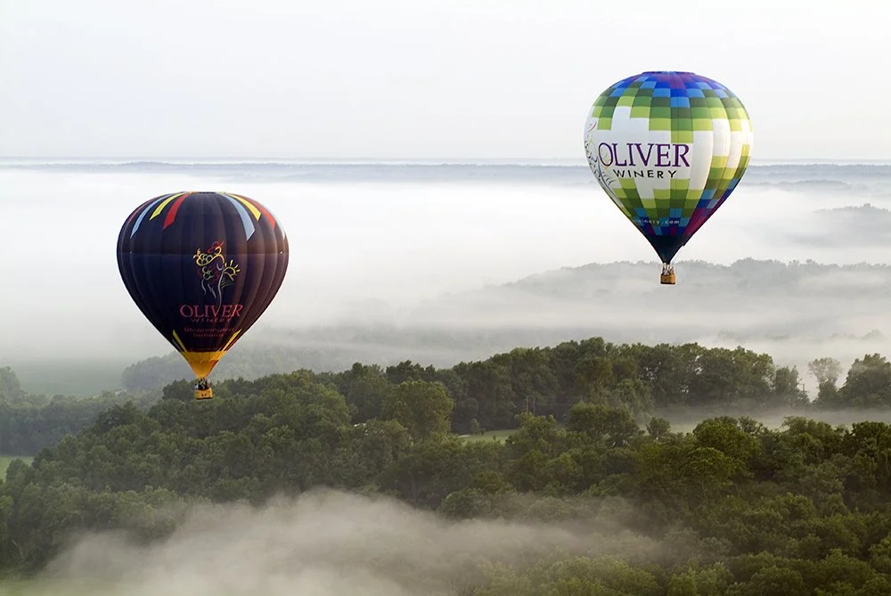Oliver Balloons Over Bloomington Print