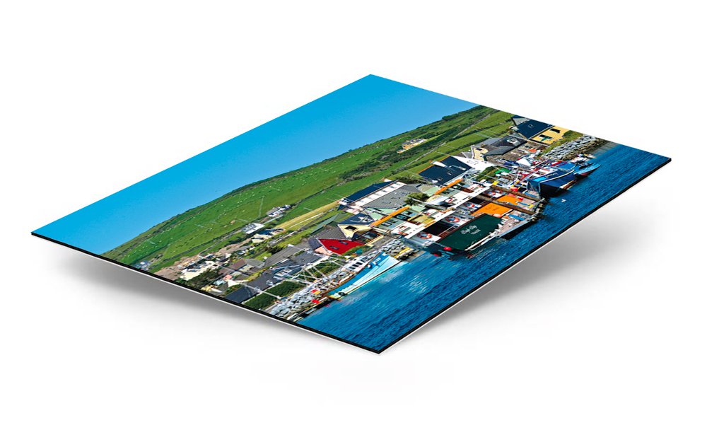 Ireland Harbor Dibond Metal Print