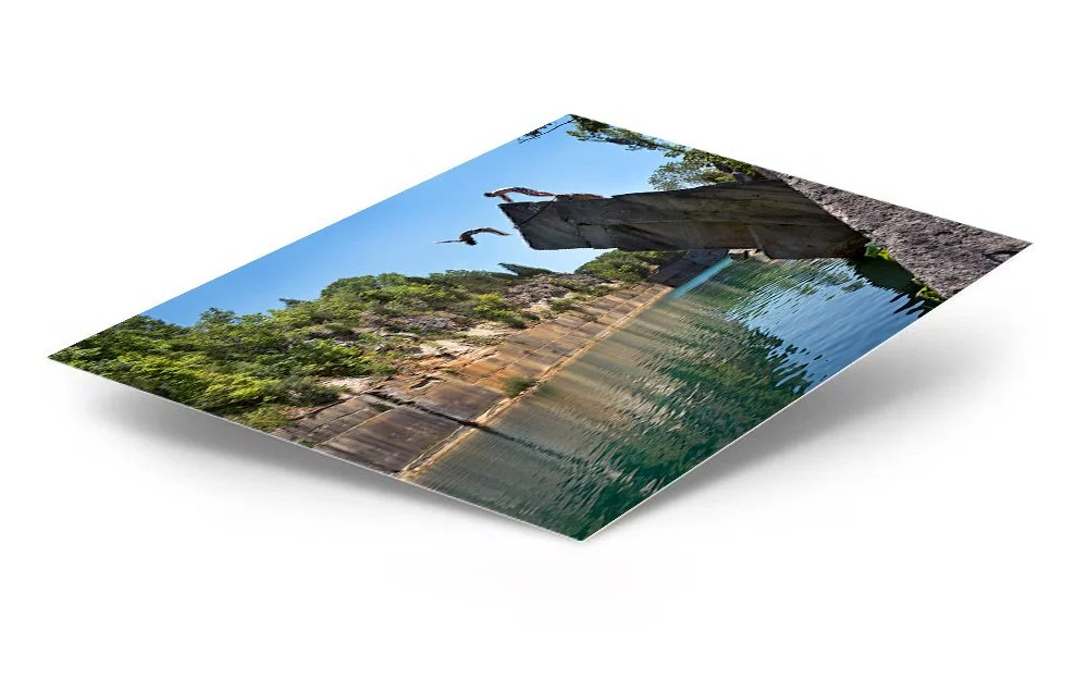 Hollywood Backflip ChromaLuxe® Aluminum Metal Print