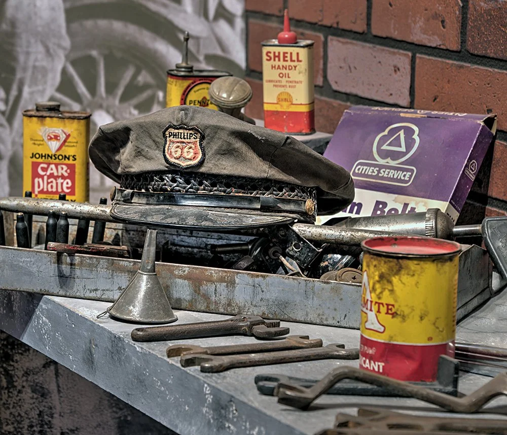 Vintage Service Station Mechanic Tools Print