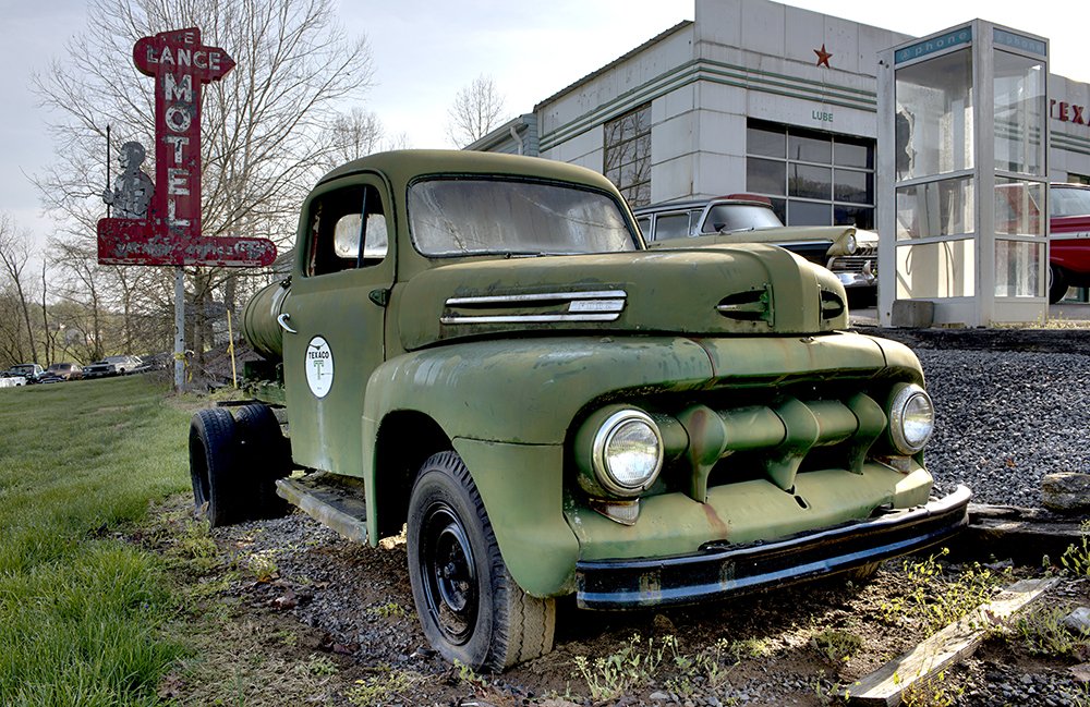 Memory Lane Green Truck