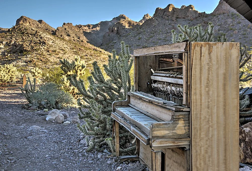 Desert Piano Print