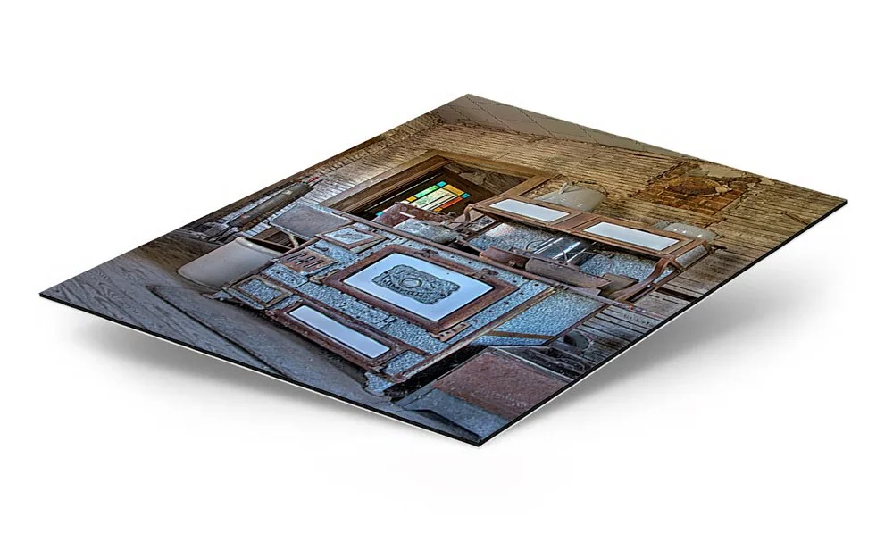Classic Vintage Stove Dibond Metal Print