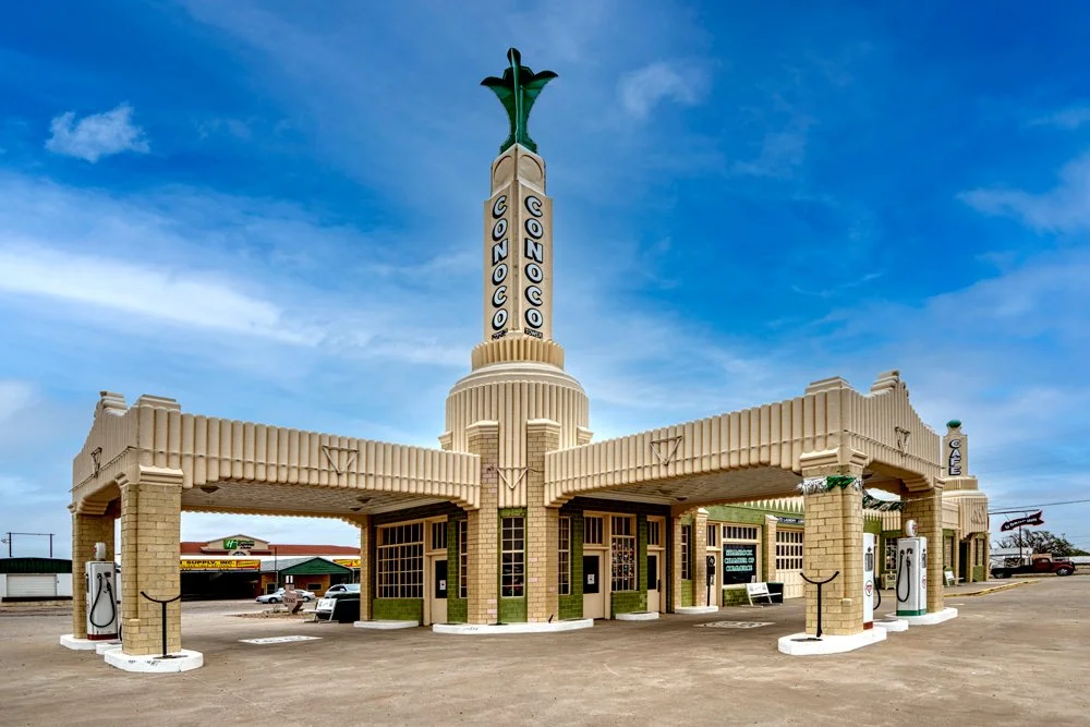 Conoco Gas Station Print