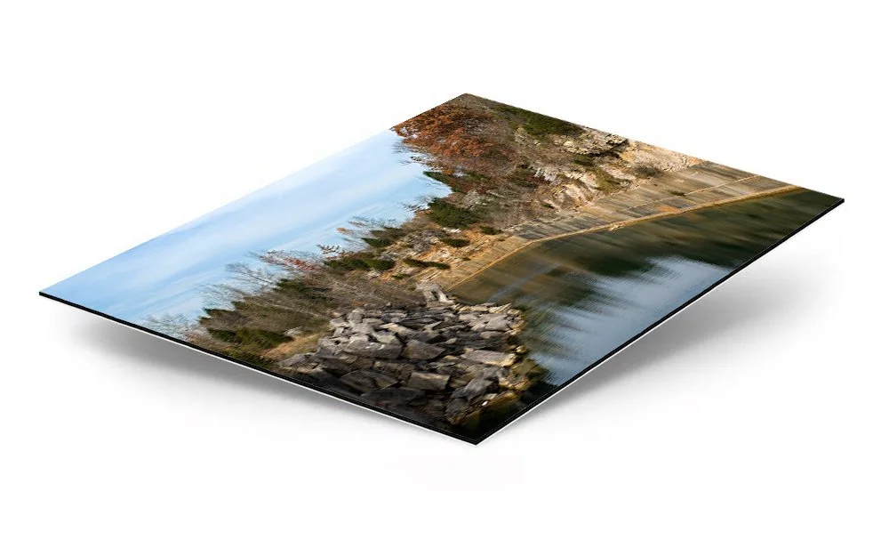 Breaking Away Quarry Dibond Metal Print