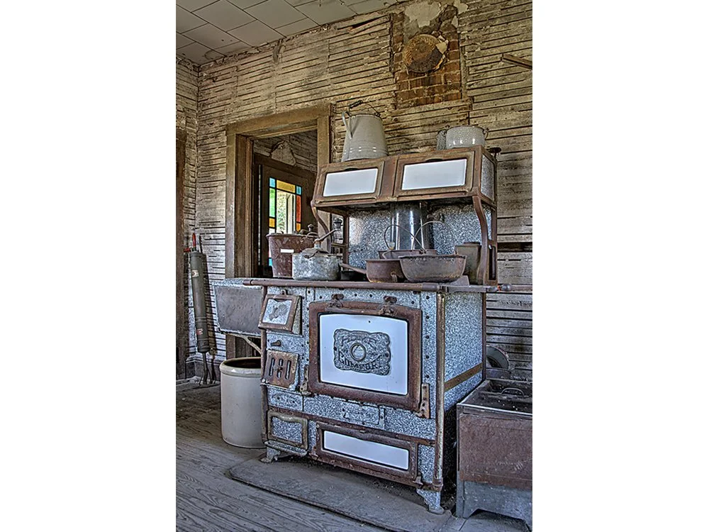 Classic Vintage Stove Print