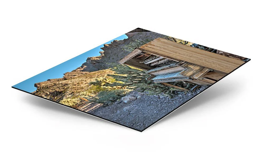 Desert Piano Dibond Metal Print