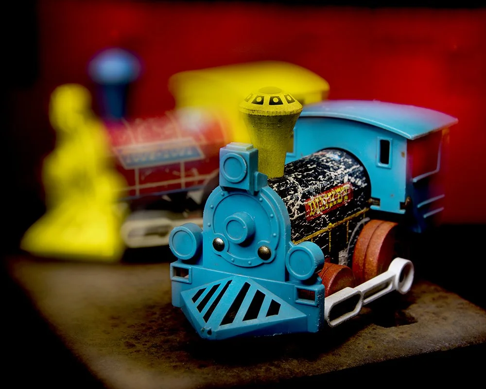 Toy Train Engines Print