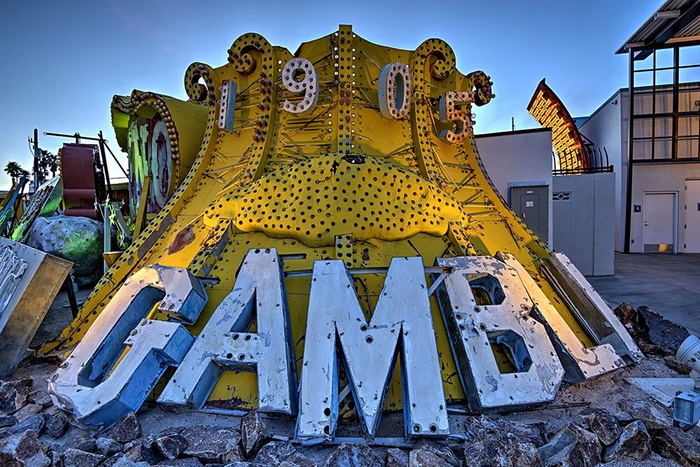 Gamble Neon Sign Print