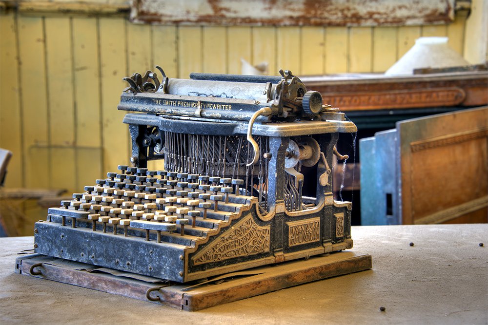 Bodie Typewriter Print