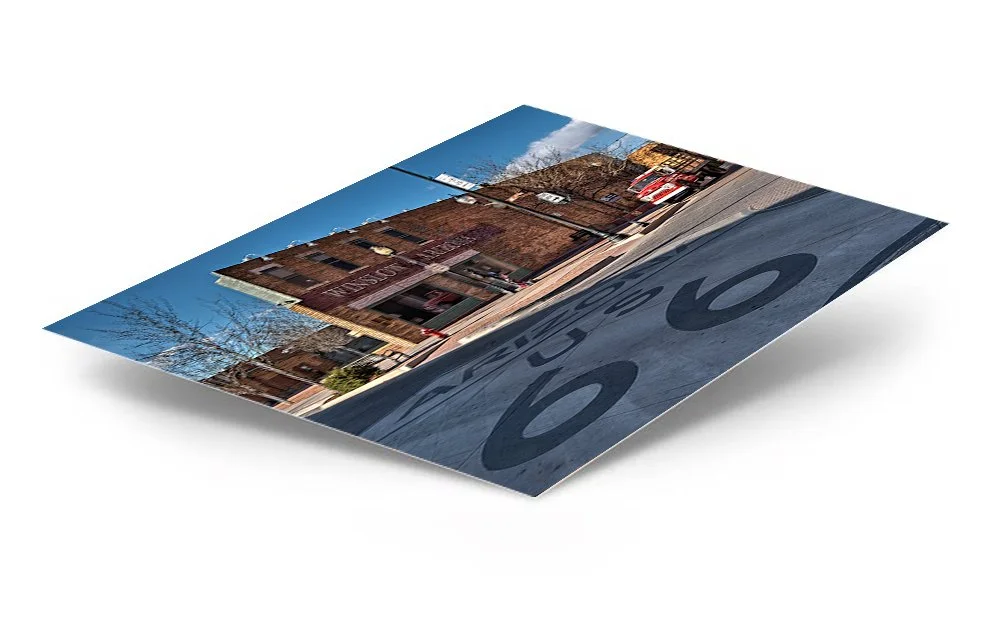 Take It Easy Corner ChromaLuxe® Aluminum Metal Print