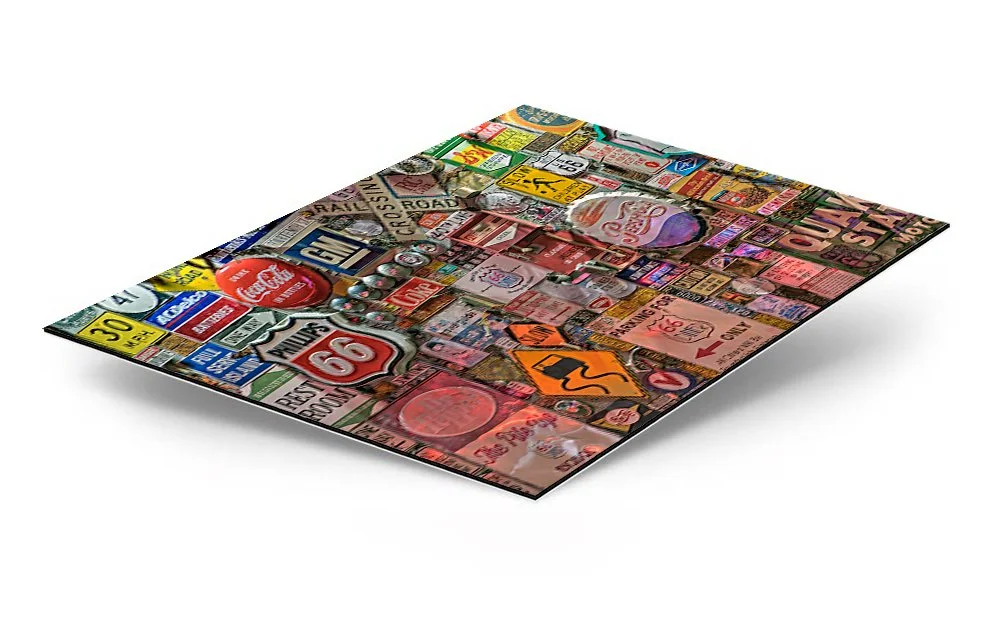 Signs of the Time Dibond Metal Print